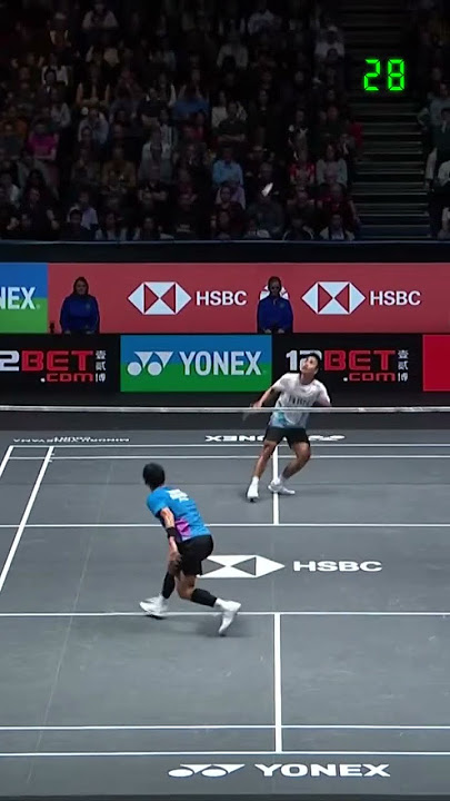 The best rally! Jonatan Christie vs Anthony Sinisuka Ginting | All England Open 2024 MS F #shorts