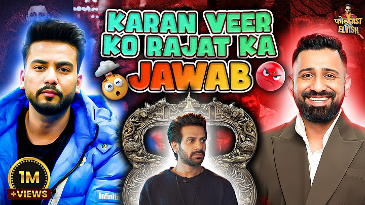 Karan Veer Ko Rajat Ka Muh Tod Jawab | Exclusive on Phodcast with Elvish! #rajatdalal #elvishyadav