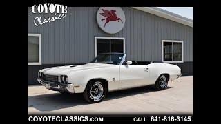 1972 Buick GS Convertible (SOLD) at Coyote Classics