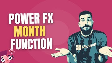 Month Function | Power Fx | Copilot Studio - Power Apps
