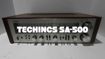 Technics SA-500 vintage silver face 1970