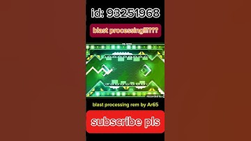 I think blast processing got updated :) #geometrydash #gd #shorts #subscribe #robtopgames