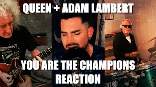 Queen + Adam Lambert - 'You Are The Champions' (Lockdown Version) REACTION