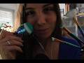 ASMR For Sleep 💤 Gentle Brushing & Close Whispers🩵
