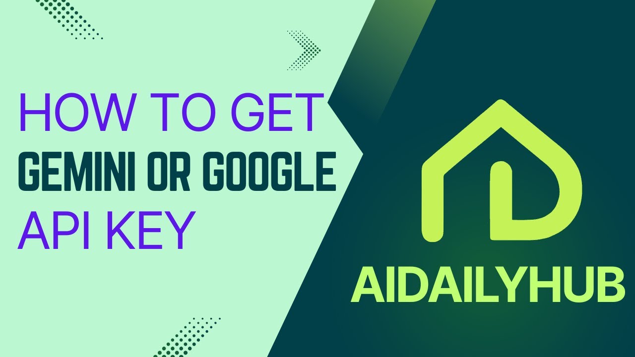 Google / Gemini API Key Creation Guide – Step-by-Step Tutorial - YouTube