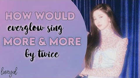 how would EVERGLOW sing MORE & MORE by TWICE