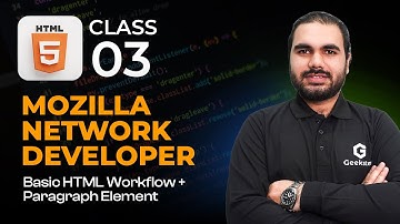 Mozilla Developer Network and Basic HTML Workflow + Paragraph Element