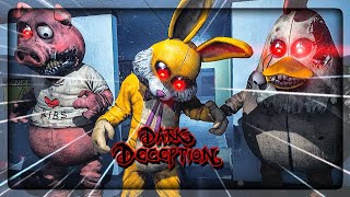 АНИМАТРОНИКИ в Dark Deception! ✅ Dark Deception Chapter 4 - Mascot Mayhem #2