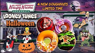 Krispy Kreme Looney Tunes 2026 Halloween Doughnuts Review (4 New Limited Time Doughnuts)
