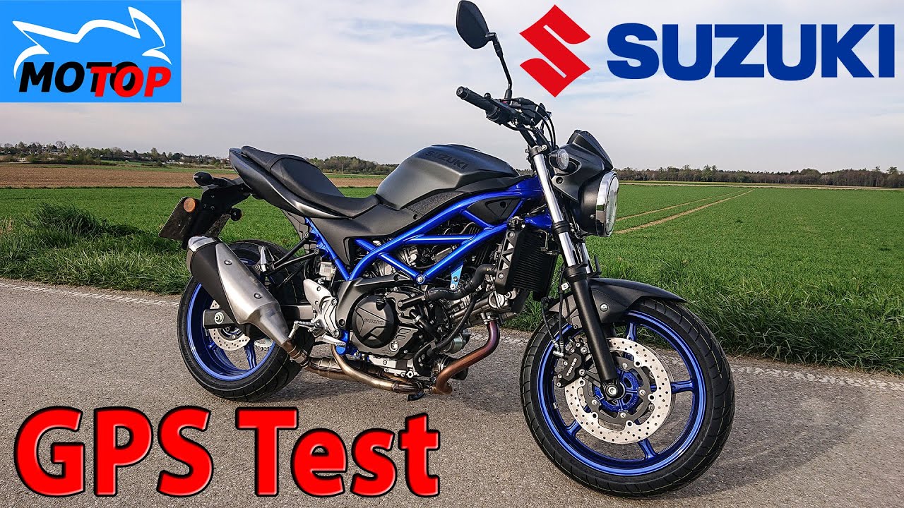 Suzuki SV650 (2022) - GPS Test - ACCELERATION / ROLL ON - YouTube