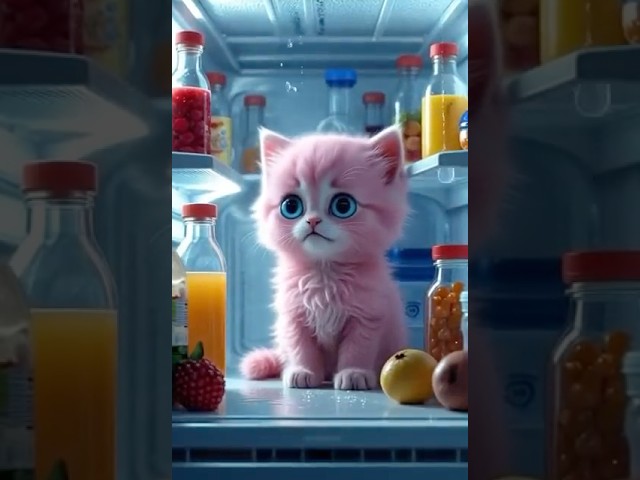 cat mom ignore his son 😭 #babyanimal #shorts #aicat