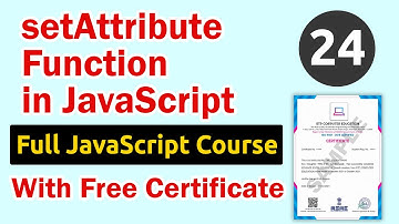 setAttribute Function in JavaScript