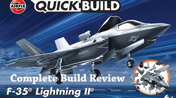 Airfix Quickbuild F-35B Lightning II Build Review.