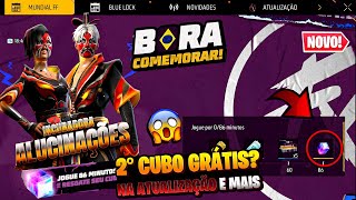 GARENA É GENTE BOA! PEGUE O 2° CUBO? NOVA INCUBADORA GRÁTIS, TÊNIS DOURADO E OURO ROYALE - FREE FIRE