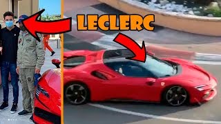 CHARLES LECLERC DRIVES FAST FERRARI SF90 STRADALE IN MONACO