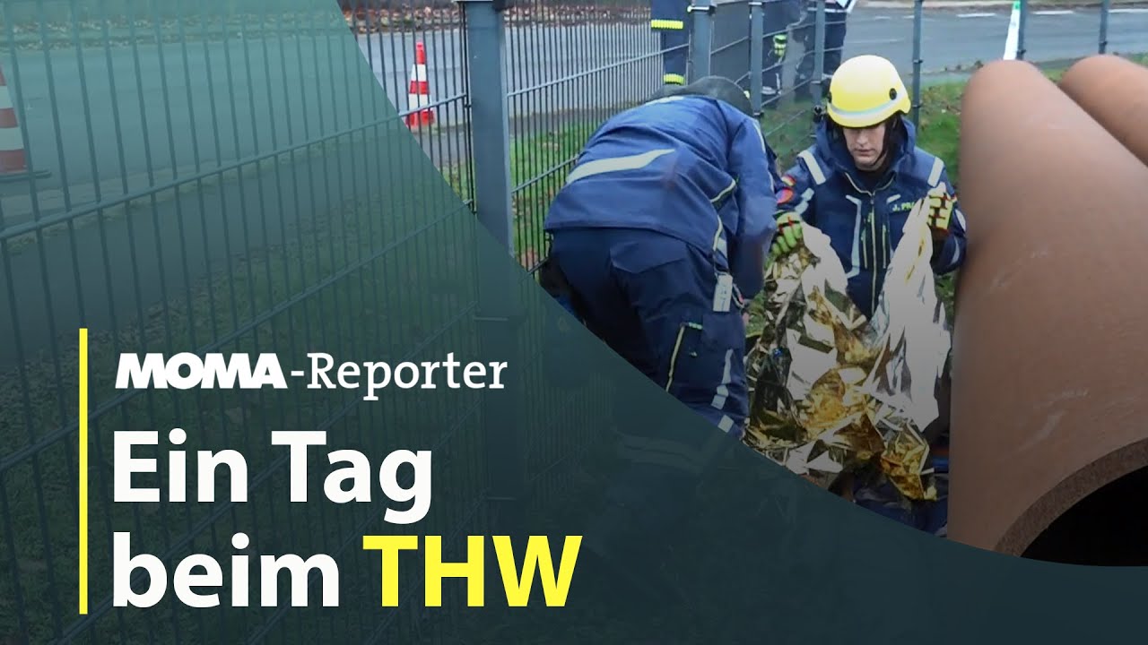 MOMA-Reporter: So anstrengend ist die THW-Ausbildung  | ARD Morgenmagazin