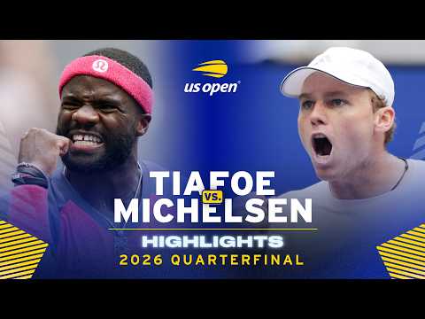 Video Frances Tiafoe vs. Alex Michelsen Highlights | 2026 US Open Quarterfinal