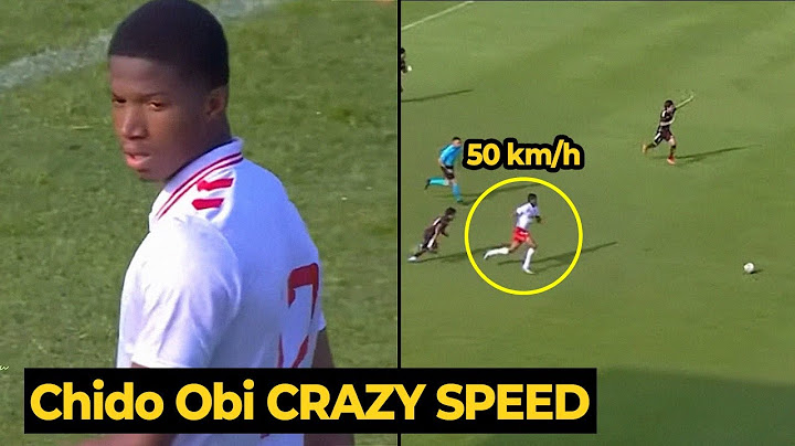Chido Obi crazy solo run from back to goal during DEBUT with Denmark against Mexico U20 last night