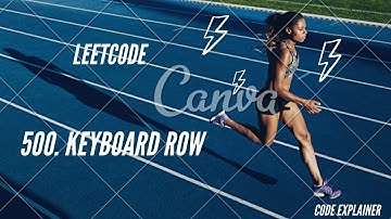 500. Keyboard Row || leetcode || easy question || logical question