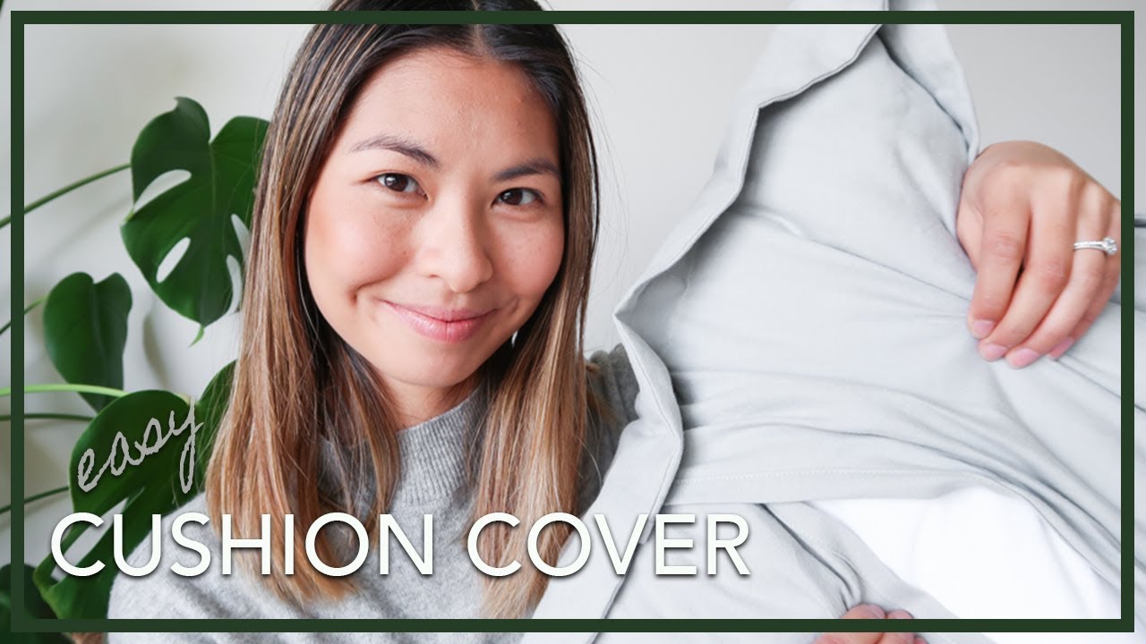 EASY Cushion Cover from Scratch! Envelope opening tutorial without zip