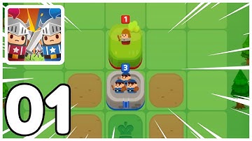 Merge Tactics - Gameplay Walkthrough Part 01 (iOS, Android)