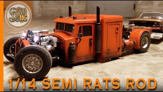 1/14 RC SEMI RATS ROD homemade