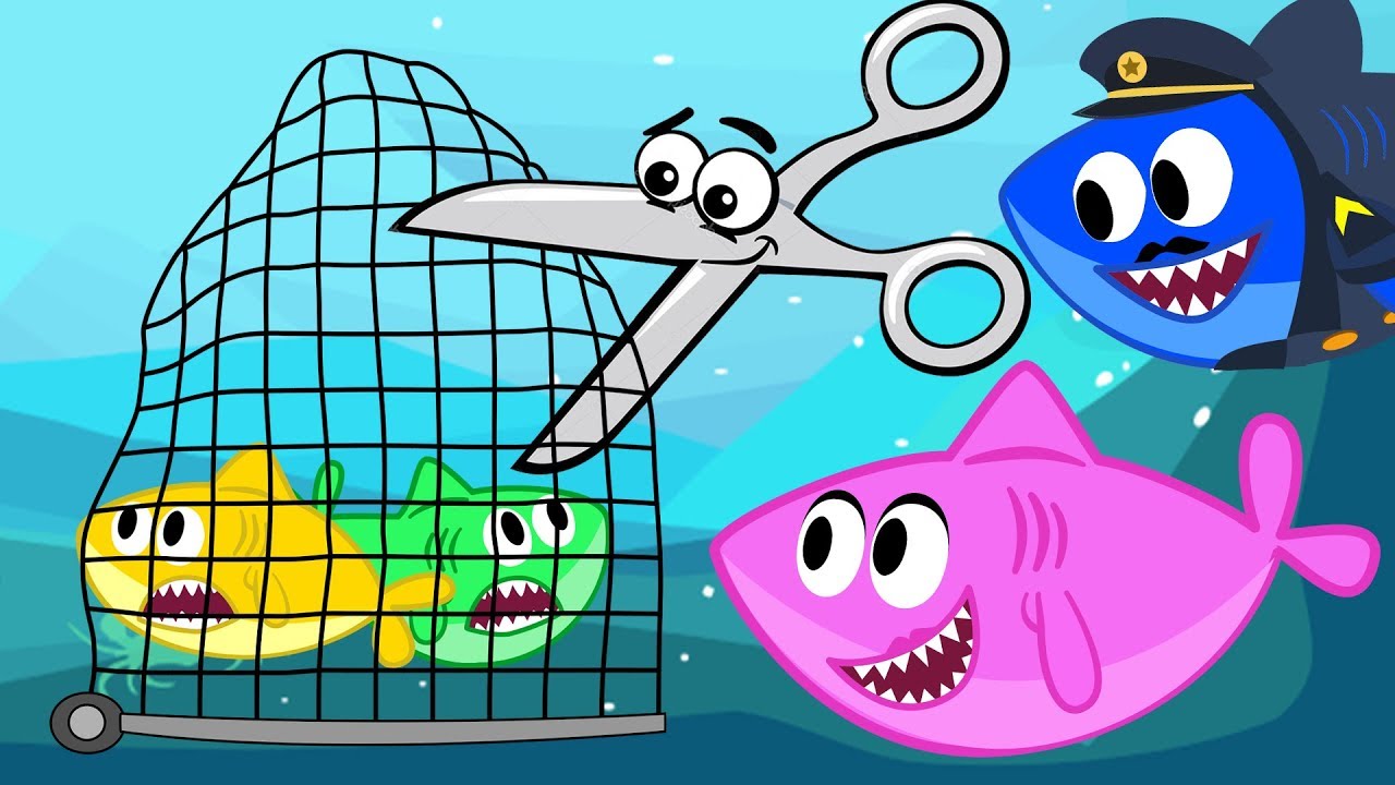 Fishes in Net Song - Baby Shark Parent Advise Nursery Rhymes Cartoon 