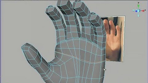 Fast and efficient 3D modeling tutorial for the human hand