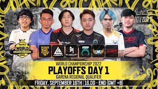 Call of Duty: Mobile World Championship 2022 - Stage 4 Garena Qualifier Playoffs Day 1