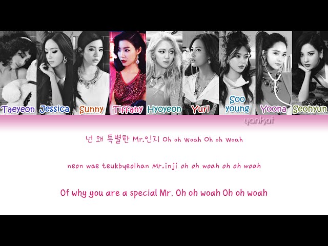 Girls' Generation (소녀시대) - Mr.Mr. (Color Coded Han|Rom|Eng Lyrics) | by Yankat class=