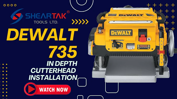 How to Install a Spiral Cutterhead on a DeWalt DW735 Planer (Step-By-Step Guide)