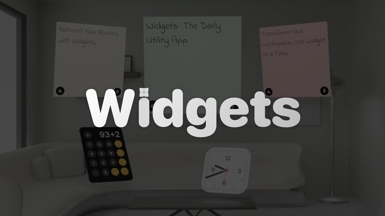 Widgets: The Daily Utility App Launch Trailer - YouTube