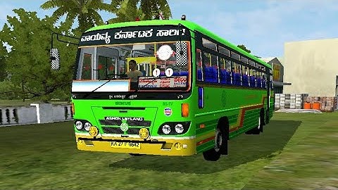 KMS Built KSRTC Bus Mod For Bus Simulator Indonesia