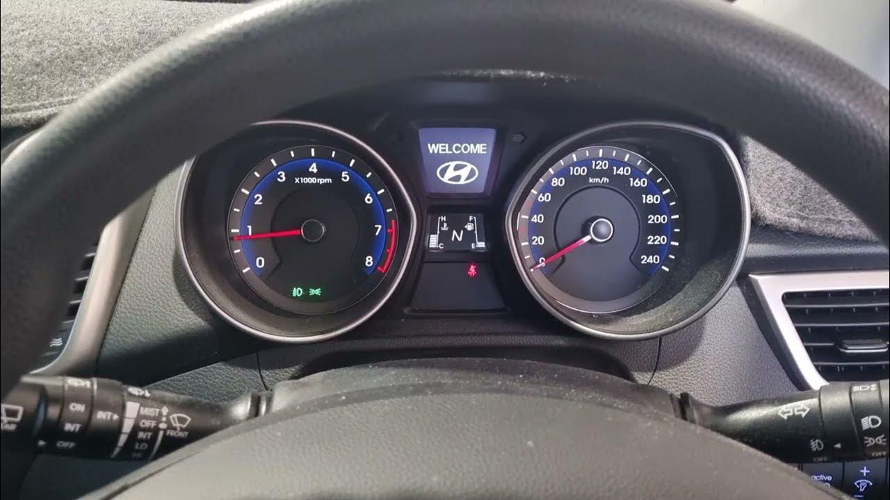 Hyundai I30; Service Maintenance Oil Life Reminder Reset YouTube
