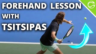 Tennis Forehand Lesson with Stefanos Tsitsipas