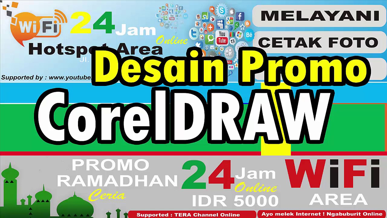 TERA Channel Tutorial Membuat  Desain  Promo Ramadhan 