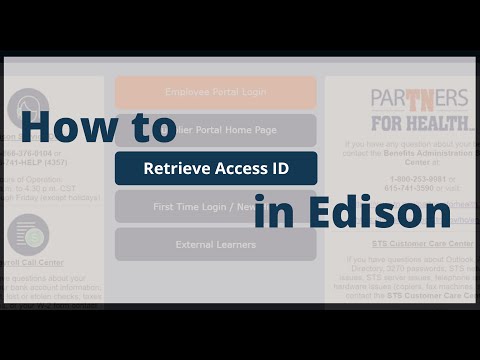 How to Retrieve Your Access ID in Edison