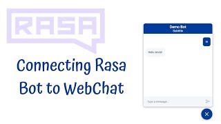 Rasa Webchat Integration 🤖