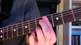 how to play the c#11 chord on guitar (c sharp eleventh) 11th