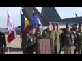 Opening Ceremony at Câmpia Turzii Airbase in Romania with the Canadian Forces and Romanian military