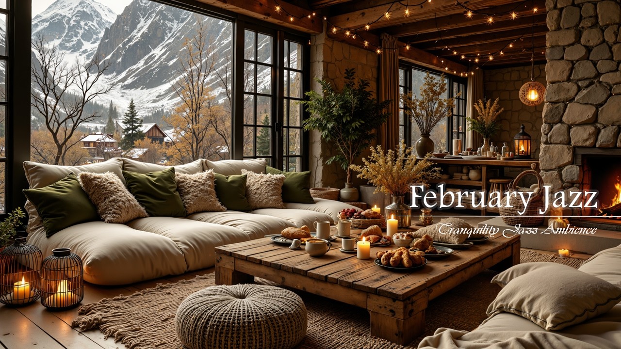 Февральская Джазовая Музыка В Уютном Кафе | Насладитесь Расслабляющей Джазовой Музыкой Для Учебы ...