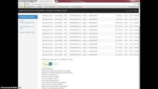 Student Information System TUTORIAL