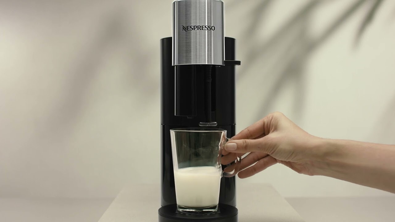 Machine à capsules compatible Nespresso® KRUPS Atelier YY4355FD (Noir et  Acier)