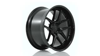 AMERICAN RACING AR942 BISHOP - 20X11 - MATTE BLACK WITH GLOSS BLACK LIP