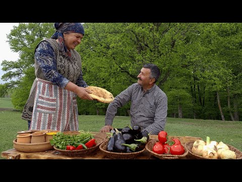 Best Eggplant Dish EVER - Turkish Stuffed Eggplant KARNIYARIK, Badımcan Qarnıyarıq Hazırladıq