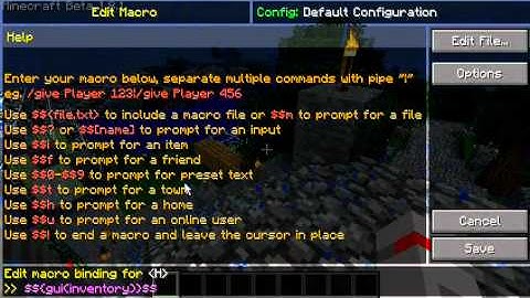 Minecraft Macro / Keybind Mod - Scripting Intro