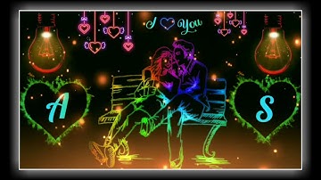 New Couple Love Name Art Video | Bulb Love Name Art Video Editing | Kinemaster Editing | 2021|