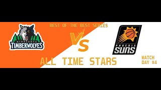NBA/ALL TIME STARS: Minnesota Timberwolves vs Phoenix Suns/ Match Day #4/ Spiel 55