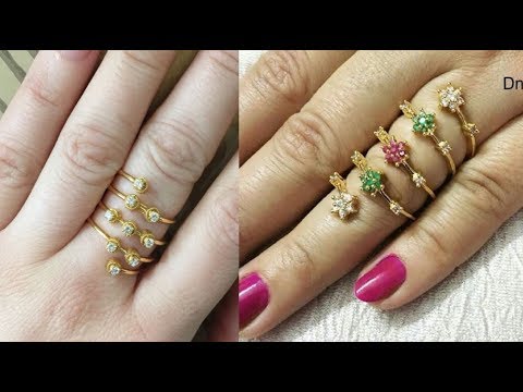 Decadent Sparkling CZ Spiral 22k Gold Ring | Spiral ring, Gold rings  jewelry, 22k gold ring