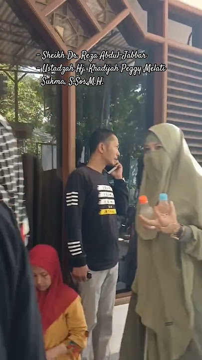 Sheikh Dr. Reza Abdul-Jabbar dan Ustadzah Hj. Khadijah Peggy Melati Sukma, S.Sos,M.H.
